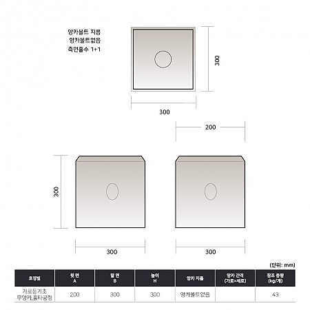 200*300*300(무앙카,홀타공형)